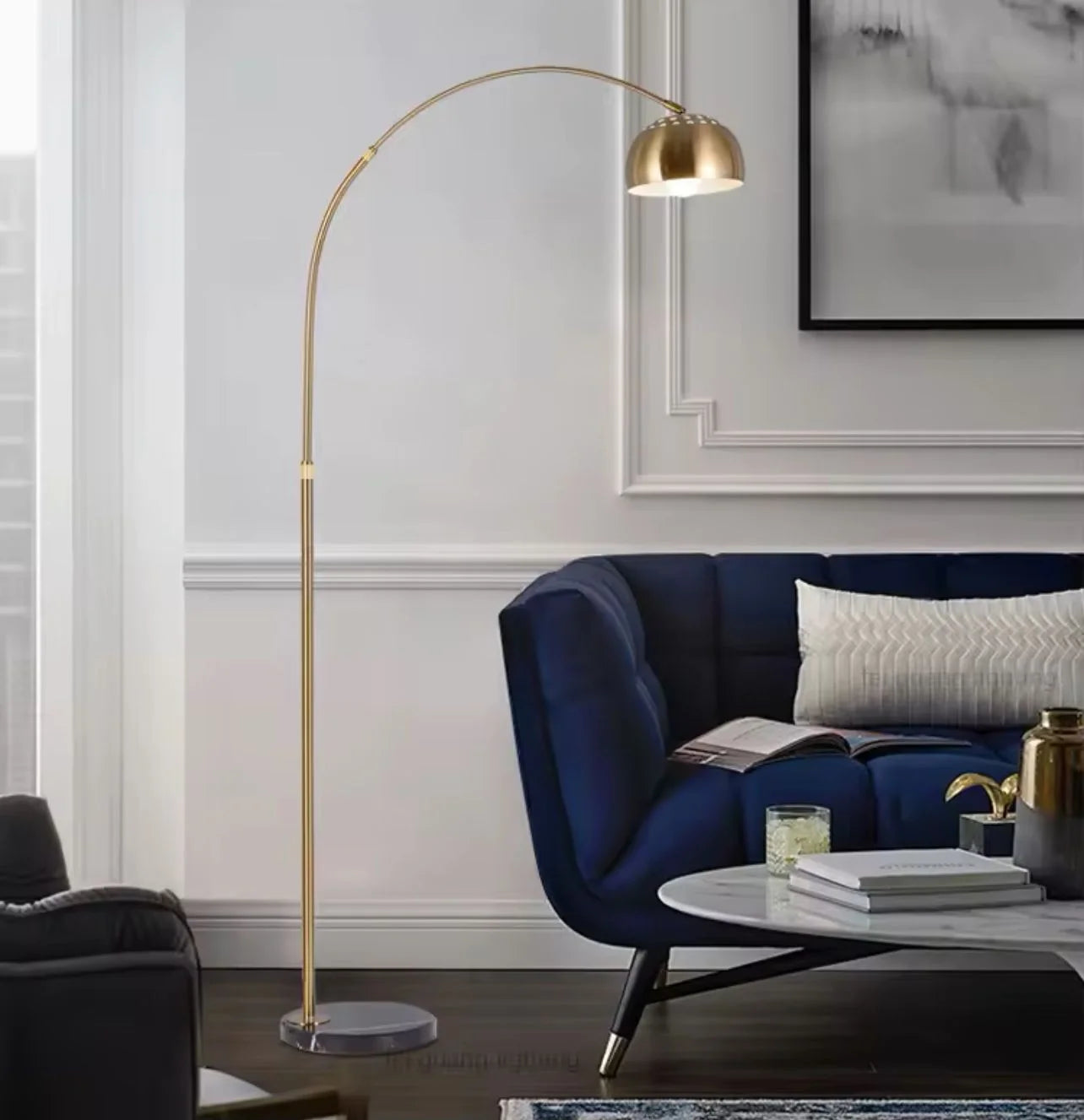 Shiny gold lampshades - (code:502)