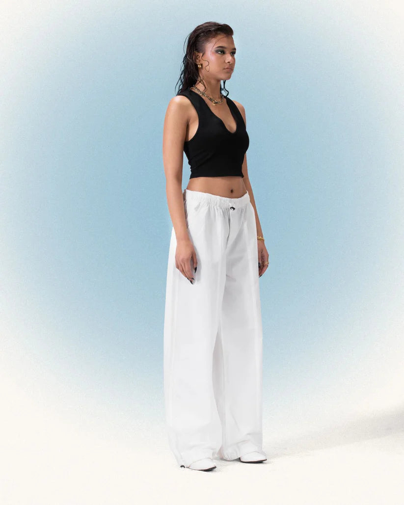 PARACHUTE PANTS  White