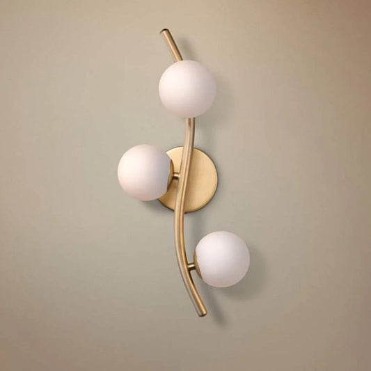 3 Club Tree Wall Lamp - Shiny Gold (code:300)