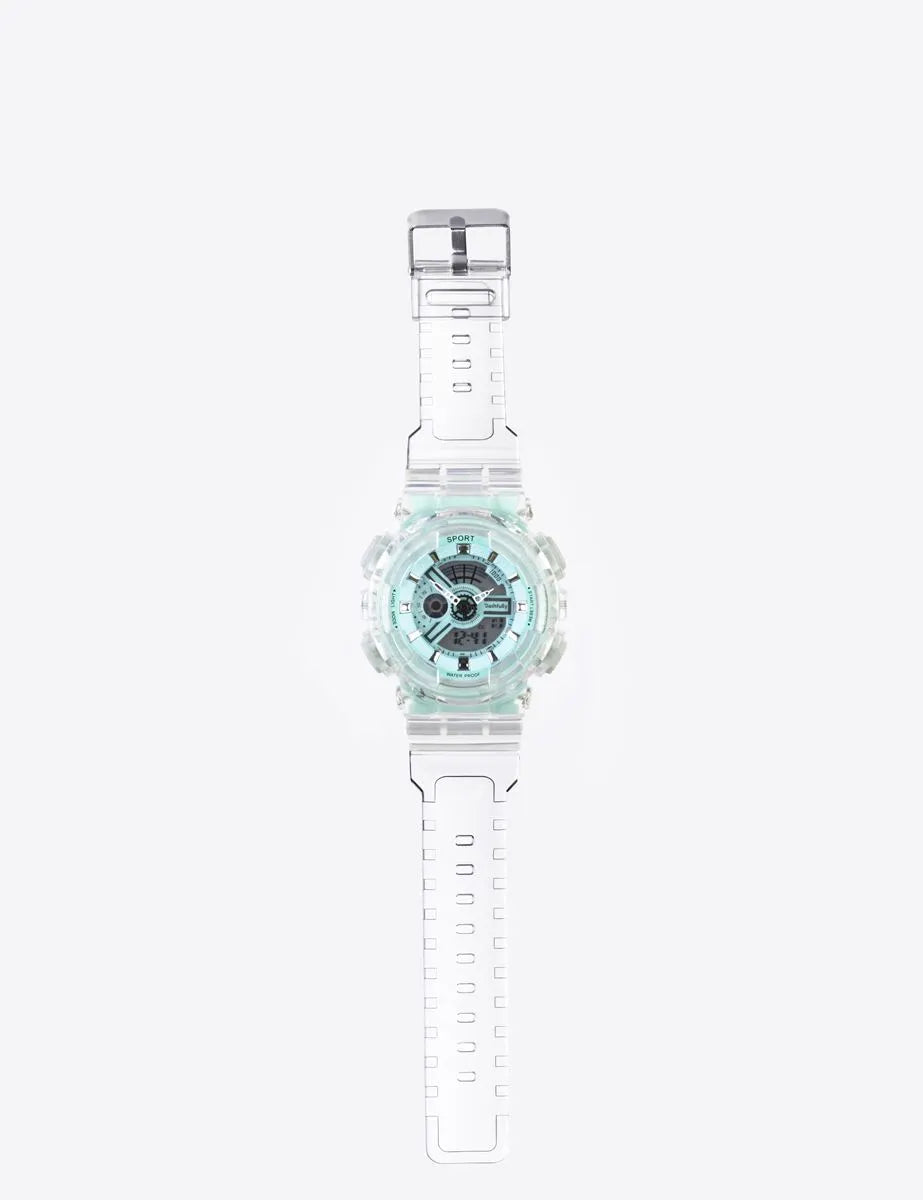 dashfully Children Watch Outdoor Sports Kids Watches LED Digital-DFM901T-LGN