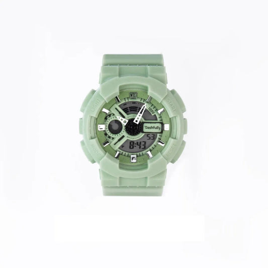 dashfully Children Watch Outdoor Sports Kids Watches LED Digital-DFM1726M-GN
