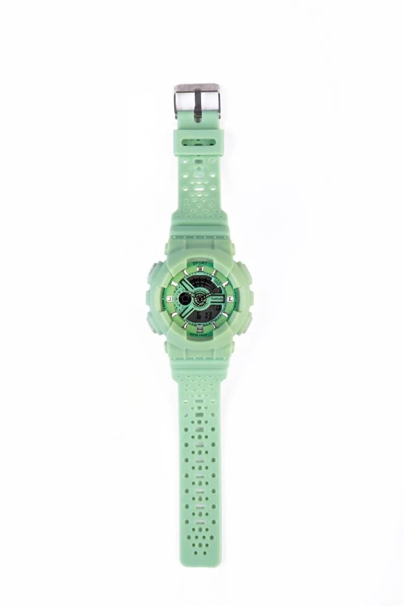 dashfully Children Watch Outdoor Sports Kids Watches LED Digital-DFW901-LGN
