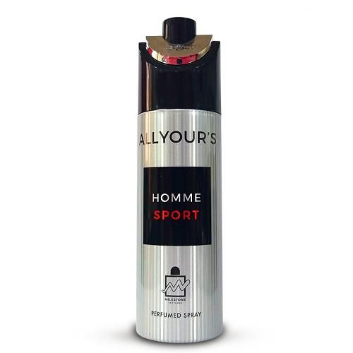 Milestone Homme Sport Body Spray For Men 200ml