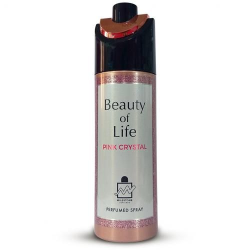 Milestone Beauty Of Life Pink Body Spray For Women 200ml