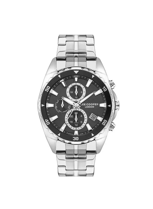 LEE COOPER Men’s Multi Function Black Dial Watch – LC07515.060