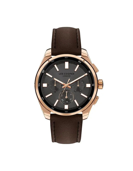 LEE COOPER Men’s Multi Function Black Dial Watch – LC07514.452
