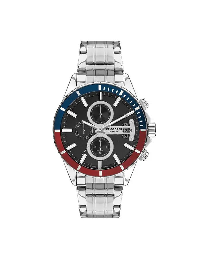 LEE COOPER Men’s Multi Function Black Dial Watch – LC07529.350