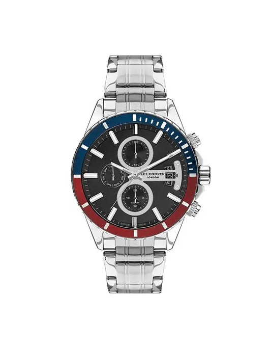 LEE COOPER Men’s Multi Function Black Dial Watch – LC07529.350