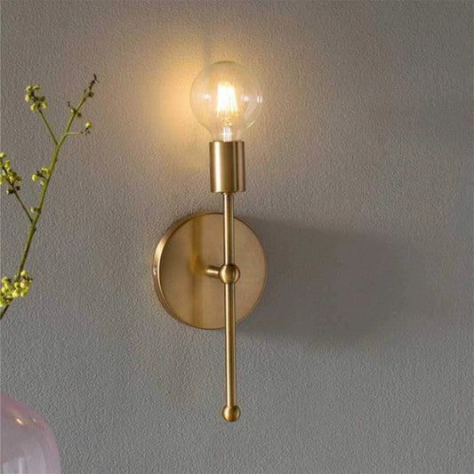 Wall lamp 35 x 10 cm – Shiny Gold – (code:215)
