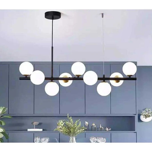 Nine bulbs chandelier-Black*Gold--Code: 181