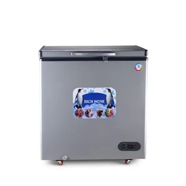 Rich Home Chest Deep Freezer Defrost 270 Liters Silver - RH-CFD 270ss