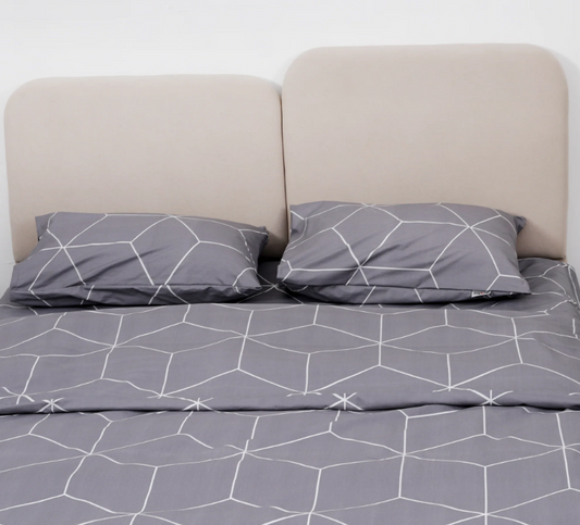 Printed, Duvet cover set - Grid