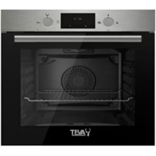 TEVA Built-In Oven Gas, 60 CM, Stainless, 82 Litres, Turkey, Soft close, Italian security,Triple of Warranty: 5 Years German glass for the door,