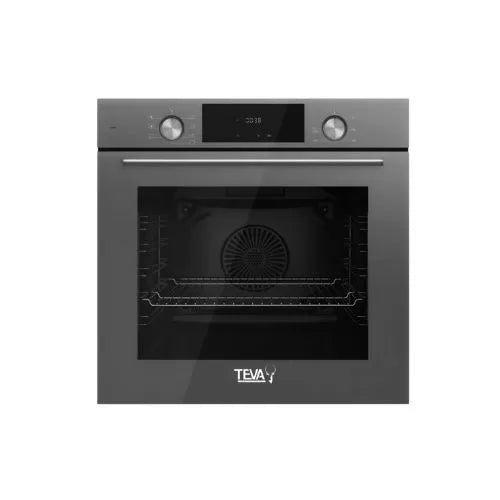 TEVA built-in Oven Gas,Gas 60 cm, PURE GREY digital oven, 82 litres, Turkey