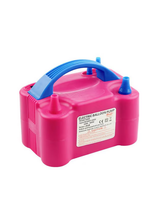 Generic Electric Inflator Balloon Air Pump Pink/Blue Durable Made Up With Good Quality